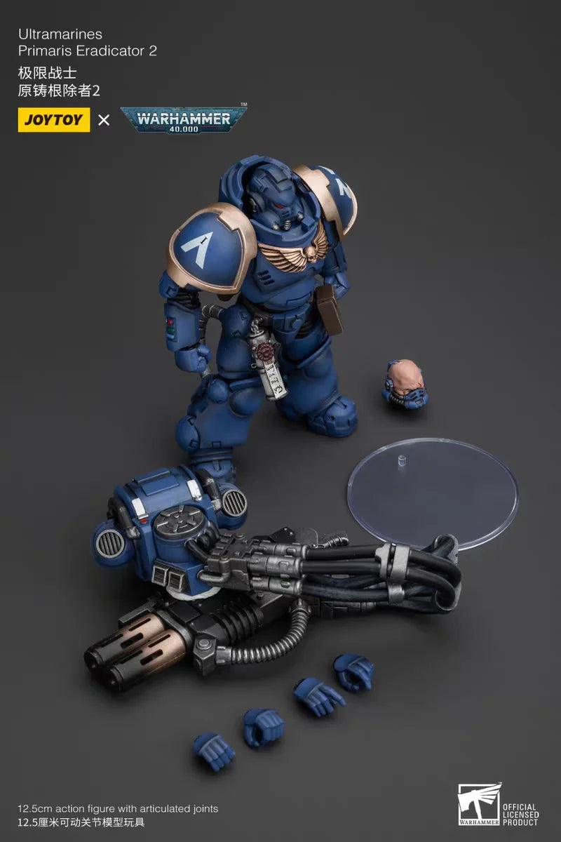 JOYTOY 1/18 Action Figure Warhammer 40K Ultramarines Primaris Eradicator 2 Toys Model Ornaments Collection Gifts