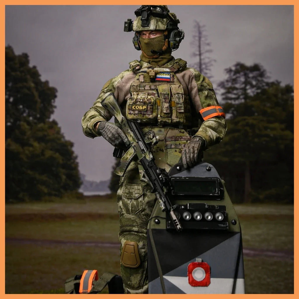 Limited Edition EASY&SIMPLE ES 26067S 1/6 Scale Russian SOBR Male Soldier Full Set For 12'' Action Figure Collectible Model