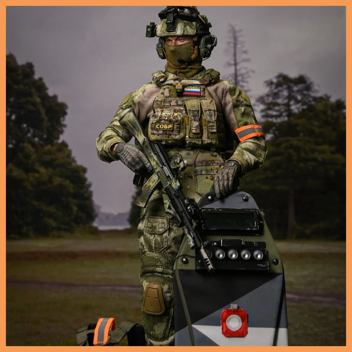 Limited Edition EASY&SIMPLE ES 26067S 1/6 Scale Russian SOBR Male Soldier Full Set For 12'' Action Figure Collectible Model