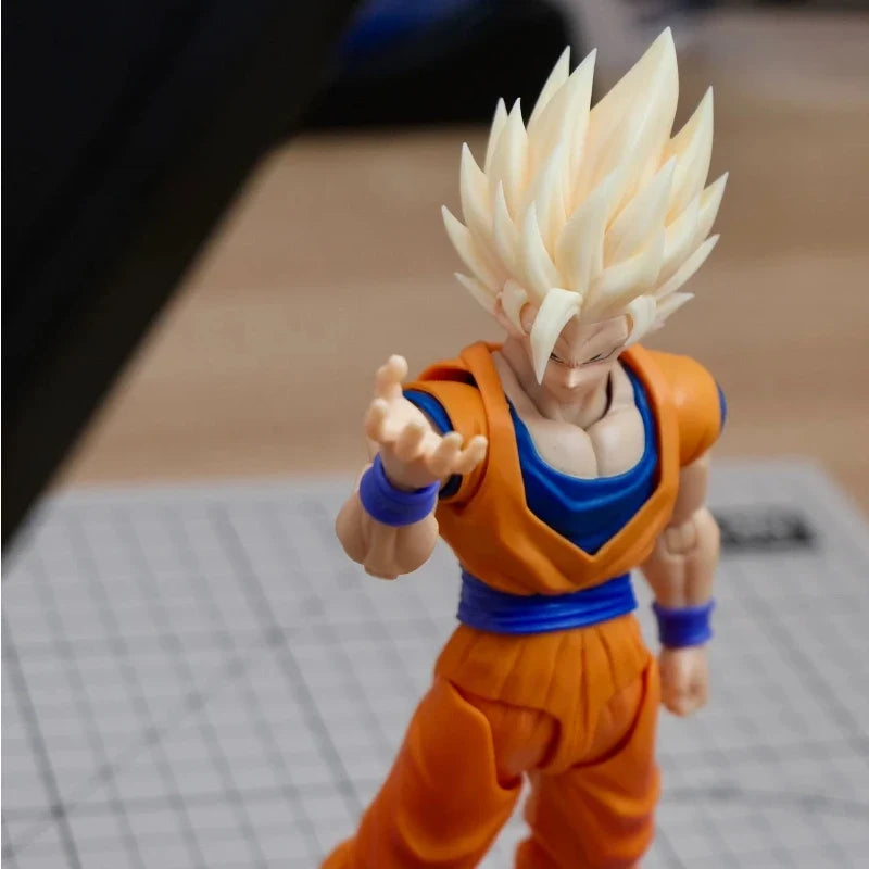Nono KO dragon ball Z Shf DKO Super Saiyan 2 Action Figure Son Goku Head Model Collectible Anime Toys Accessory Gift