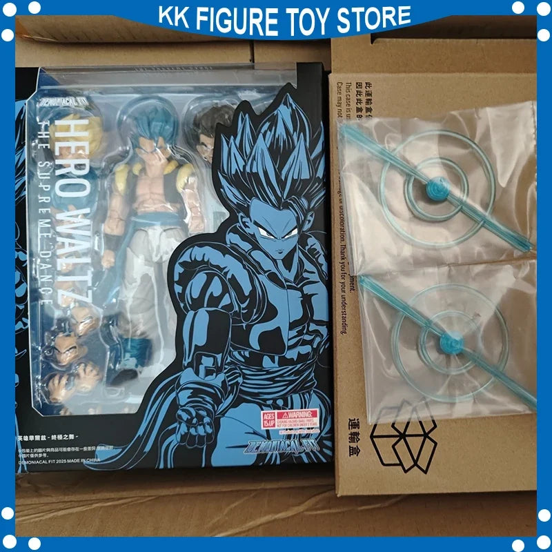  Demoniacal Fit Gogeta Figure Dragon Ball Z Super Saiyan Blue Gogeta Hero Waltz The Supreme Dance Anime Action Figure model Toy