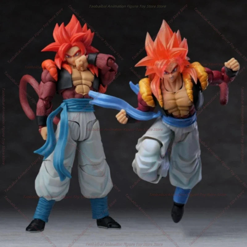 Tonsen/KAMIONE Studio Dragon Ball Series SHF Fusion Warrior SSj4 Gogeta 1/12 Action Figure Anime Character Figure