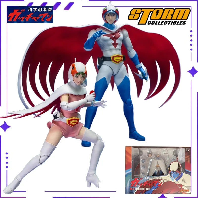 New Storm Toys Original 1/12 Science Ninja Team G1: Ken of The Great Eagle GMKE01 Anime Mobile Model Toy Boy Gift Collection