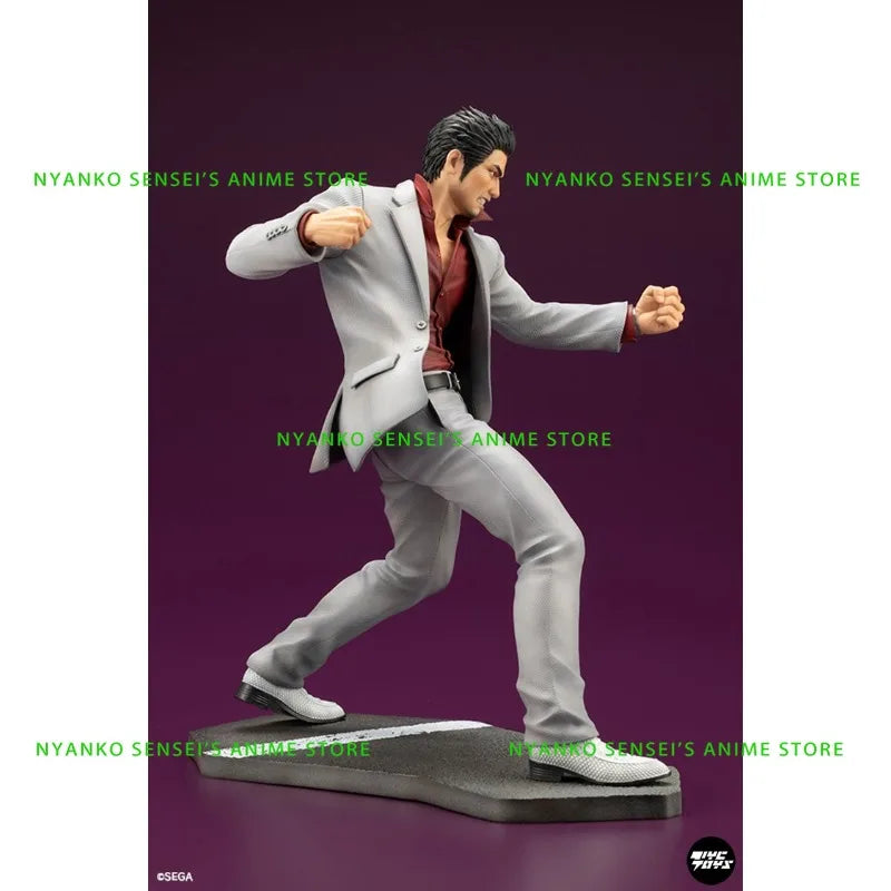 In Stock Kotobukiya Like A Dragon Yakuza Kiryu Kazuma PV220 Figure Anime Models Toy Doll Gift Hobby Collectible