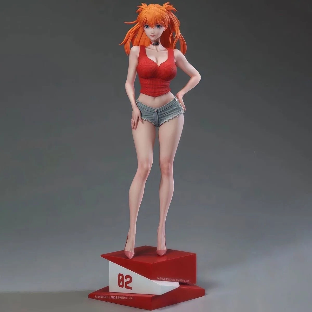 Asuka Langley Soryu Figure Ayanami Rei Figure Shikinami Asuka Rangurē Figurine Anime Periphery Model Statue Doll Collection Toys