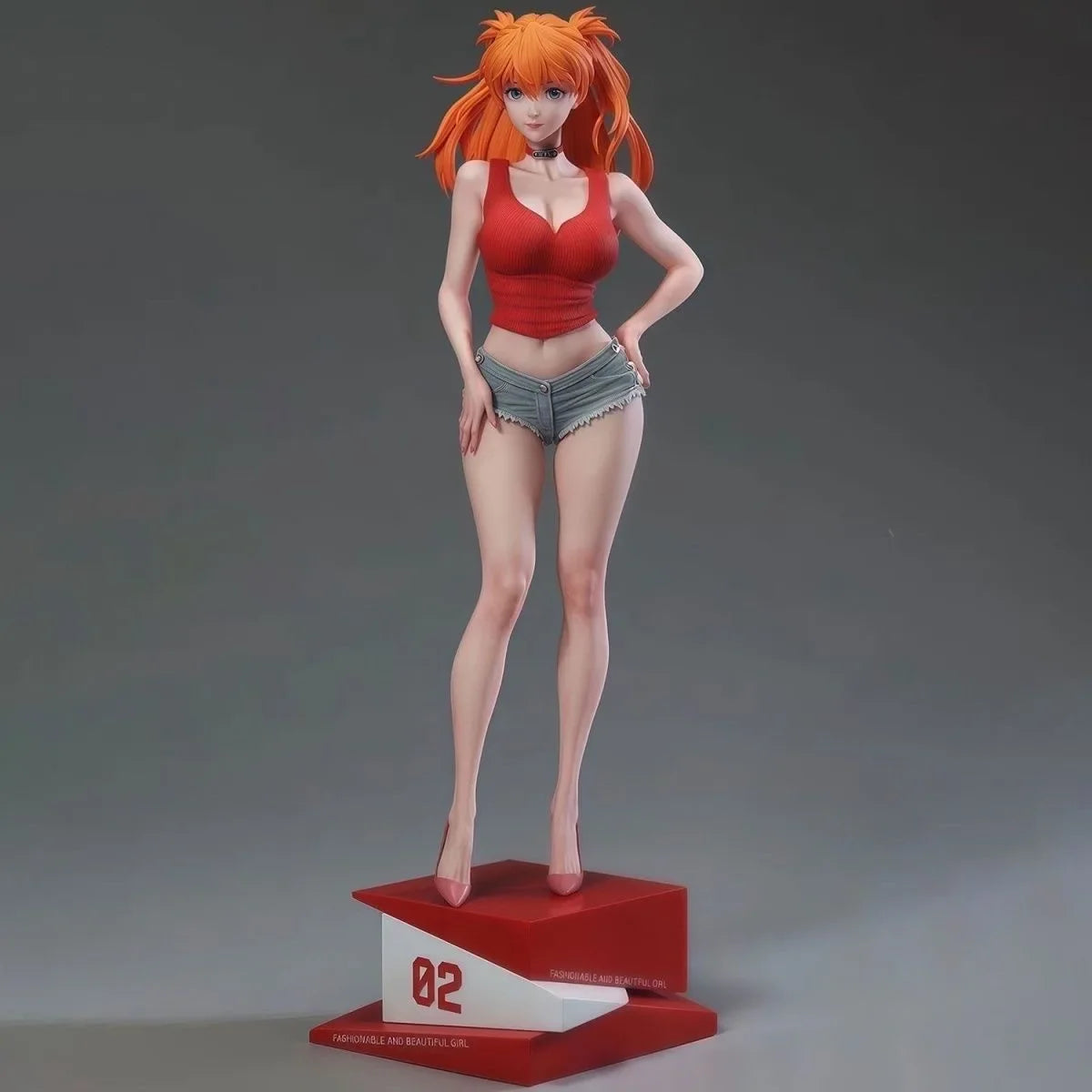 Asuka Langley Soryu Figure Ayanami Rei Figure Shikinami Asuka Rangurē Figurine Anime Periphery Model Statue Doll Collection Toys