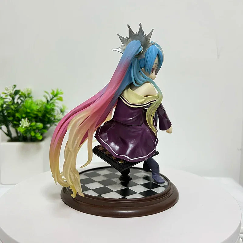 16cm No Game No Life Anime Figure Kotobukiya Shiro Action Figure Shiro Jibril Fairy Shampoo Figurine Adult Collectible Model Toy