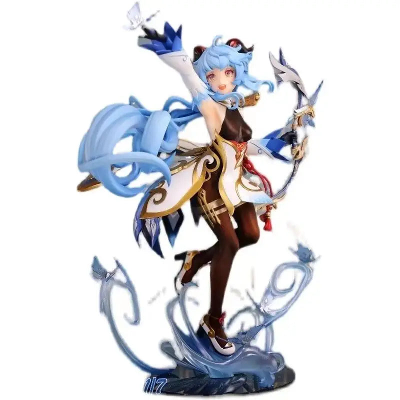 【Presale】Action Figurals Genshin Impact Statue Figures Ganyu Anime Figurine Cartoon Toy Collectible Model Toy