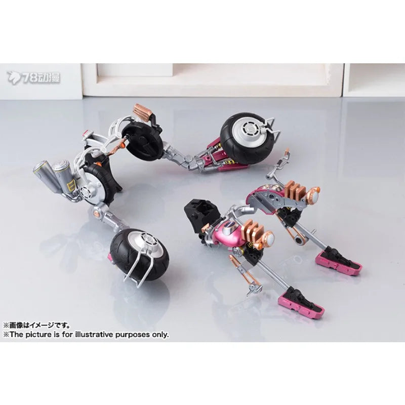 BANDAI Original AGP Mobile Doll Series Super Sonico Anime Action Figure Assembly Model Toys Collectible Model Ornaments Gif