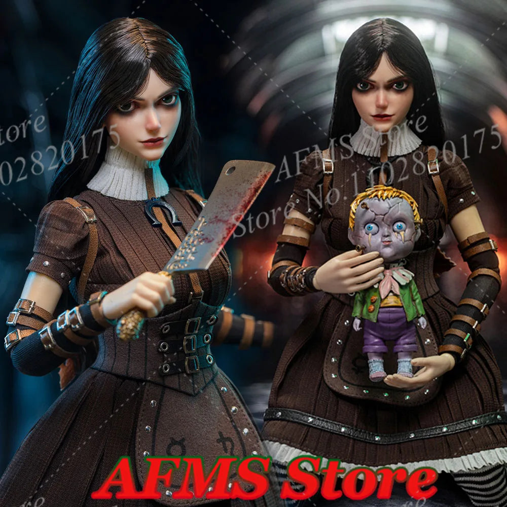 LSZG2024-03 1/6 Scale Sammlerfigur Crazy Dark Girl Alice Full Set Puppen 12Inch Frauen Soldaten Actionfigur Modell Spielzeug