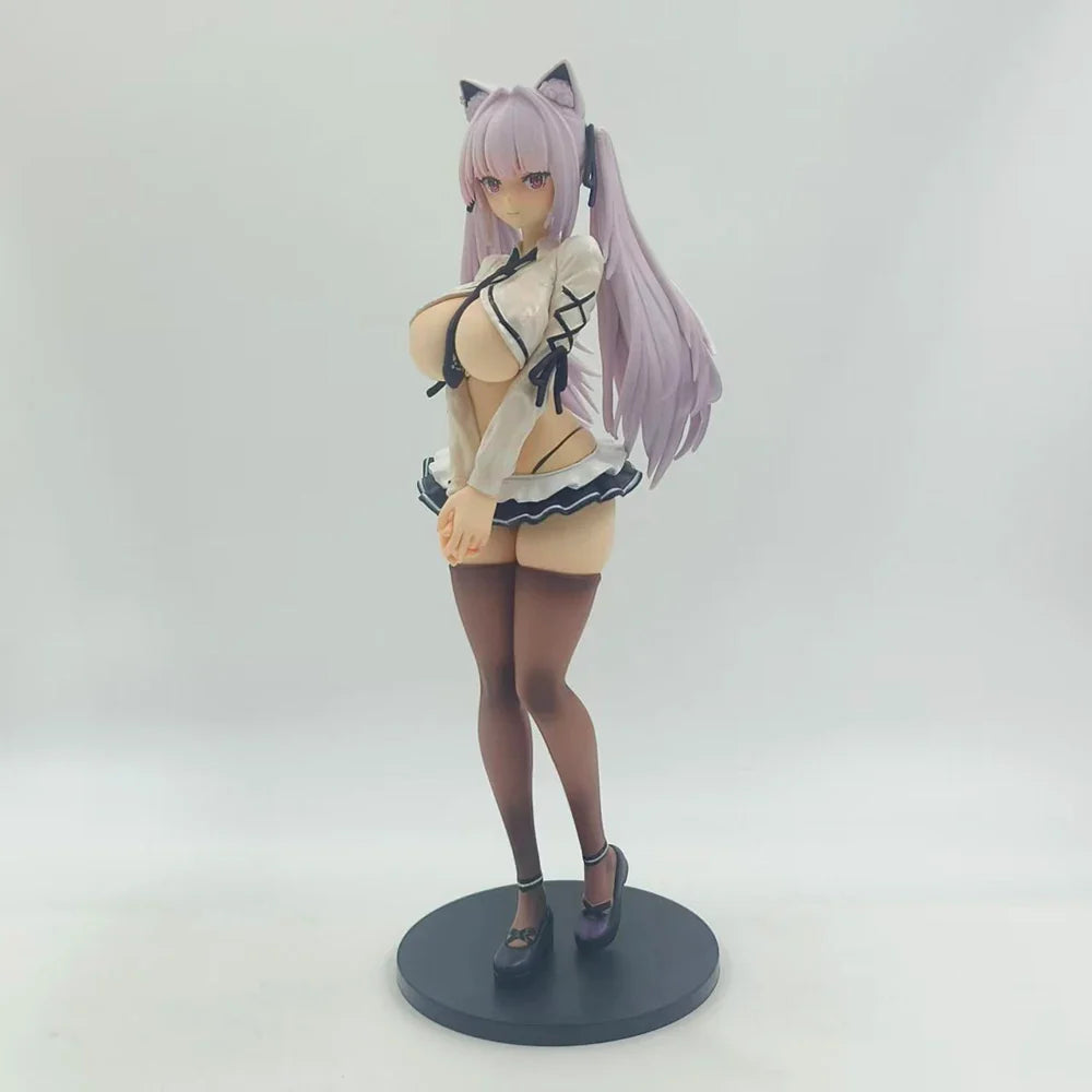 Alvina-chan 26CM Hentai Uniform Bunny Girl Action Figure PVC Anime Model Game Statue Adult Collectible Doll Toy Gift