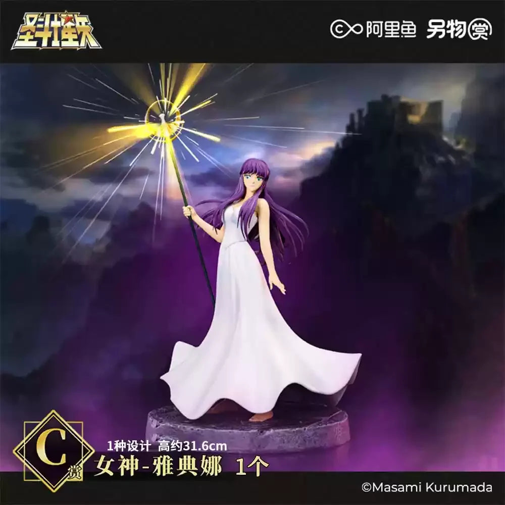 New In Stock Pvc  Saint Seiya Reward Gemini Saga Pisces Abrodi Athena Andromeda Instant Handpiece Gift