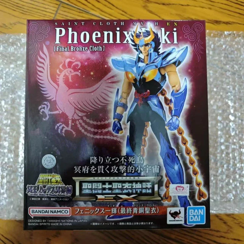 Bandai Original Heiliger Stoff Mythos Animationscharakter Phoenix Ikki Actionfigur Spielzeug Kindergeschenk Sammlung Modell Ornament