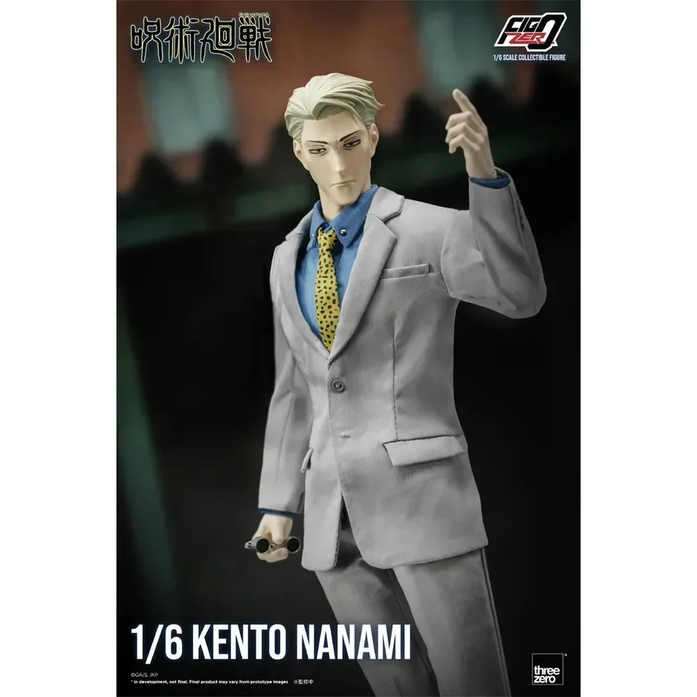 Stock Original Threezero FigZero 1/6 Nanami Kento 30CM Anime Jujutsu Kaisen Action Figure Collectible Model Dolls Statuette Toy
