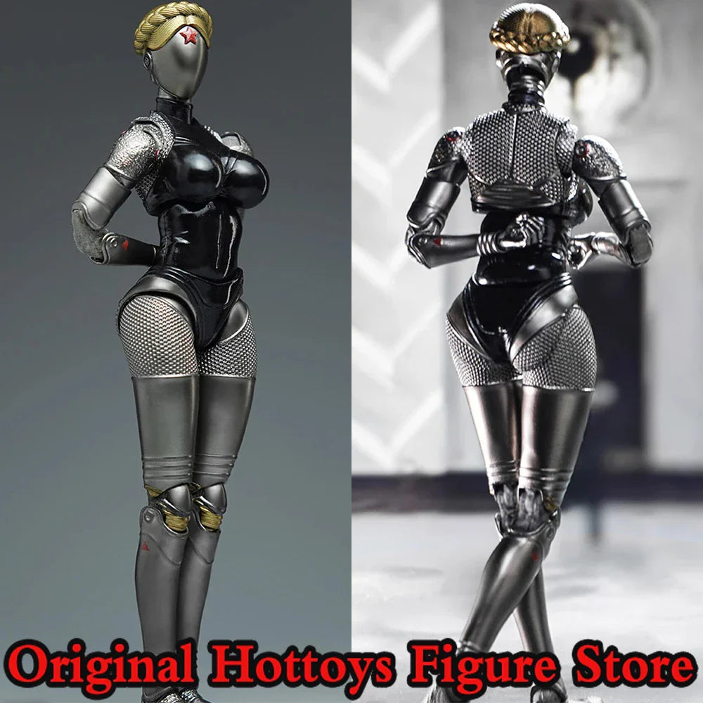 In Stock Wikeetoys WKT002 1/12 Scale Female Soldier Atomic Twinnies Robot Full Set 6-inches Action Figure Model Doll Gifts