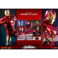 In Stock Hottoys MMS687 MMS688 ACS014 Iron Man MK6 2.0 with Suit-up Gantry Anime Action Figure Toy Gift Model Collection Hobby