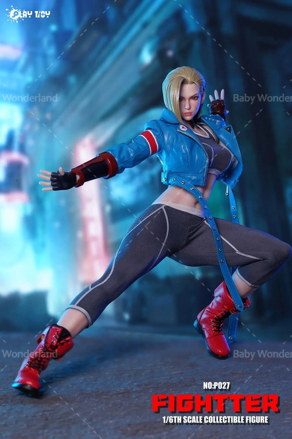 2025 Q3 PLAY TOY P027 1/6 Fightter Cammy Movable Eyeballs Figure 12'' Female Soldiers Model Full Set Collectible Toy