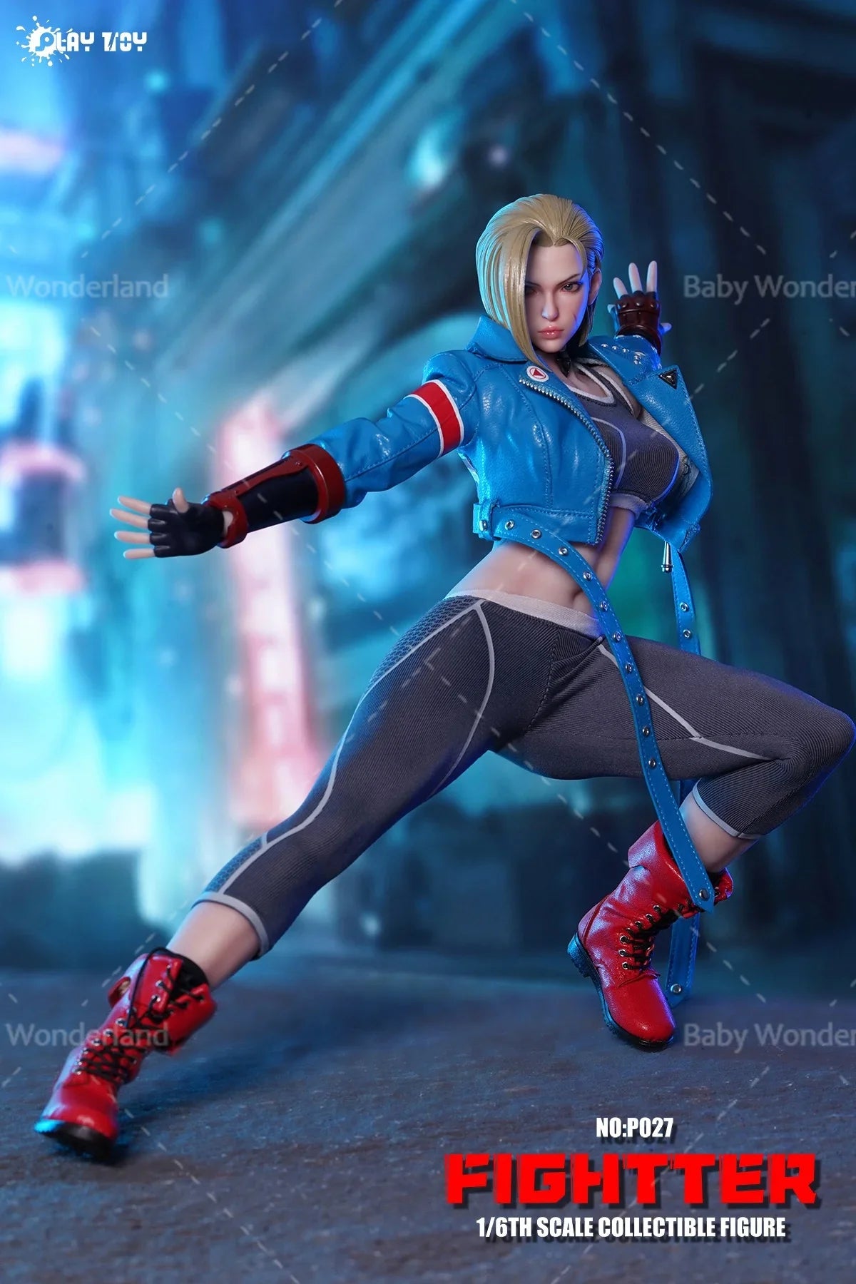 2025 Q3 PLAY TOY P027 1/6 Fightter Cammy Movable Eyeballs Figure 12'' Female Soldiers Model Full Set Collectible Toy