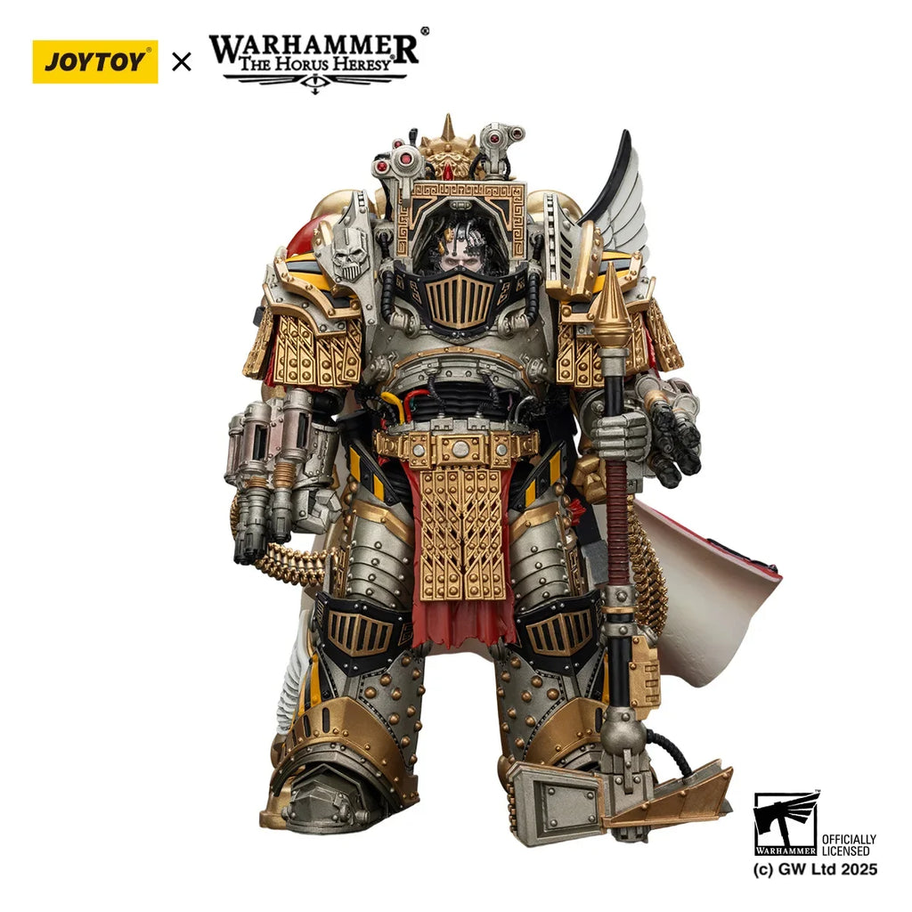 JOYTOY Warhammer40K 1/18 Action Figure Iron Warriors Perturabo, Primarch of the lVth Legion figures Toys