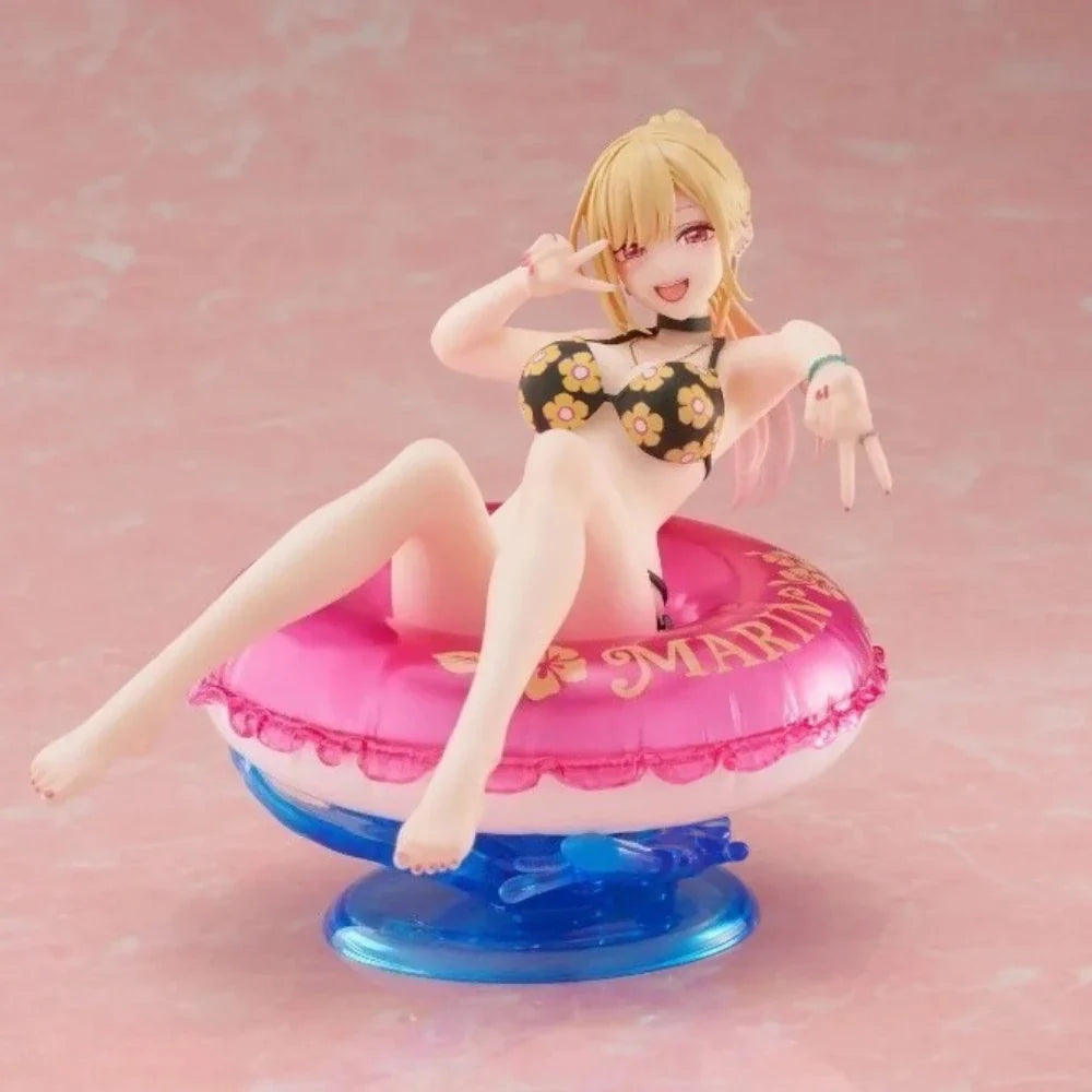In Stock Taito Original Genuine Sono Bisque Doll Wa Koi O Suru Aqua Float Girls Kitagawa Marin 10cm Model Anime Girl Figures Toy
