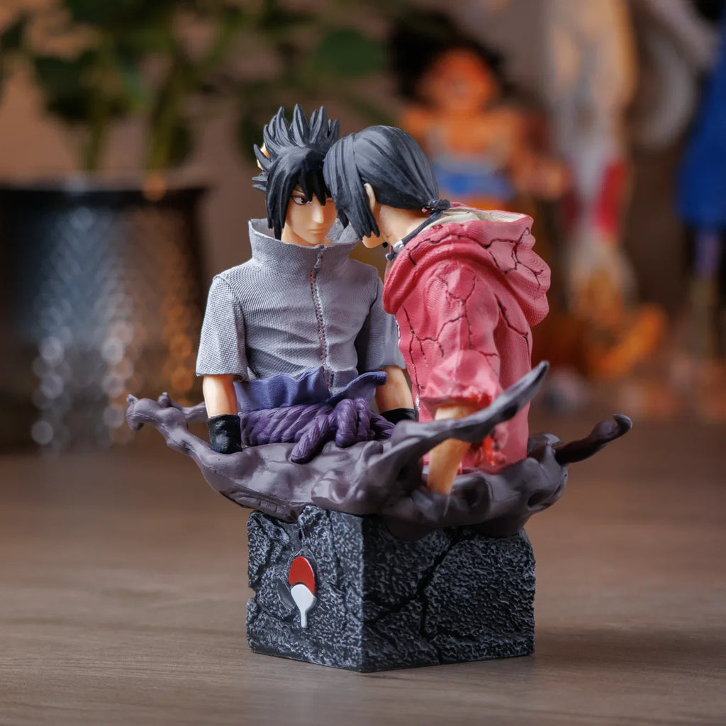 Naruto, Sasuke and Itachi, Brothers reconcile, Model Sculpture, Anime Peripherals, Figures, Home Decorations, Small Gifts, Chris