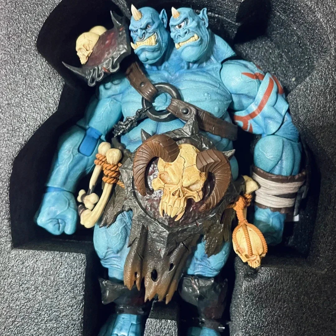 25cm New MetyToys Original Limited Edition Skull RollerOgrus Ogre Mobile Orc Pvc GK Model Toy Figurine GiftCollect Ornaments