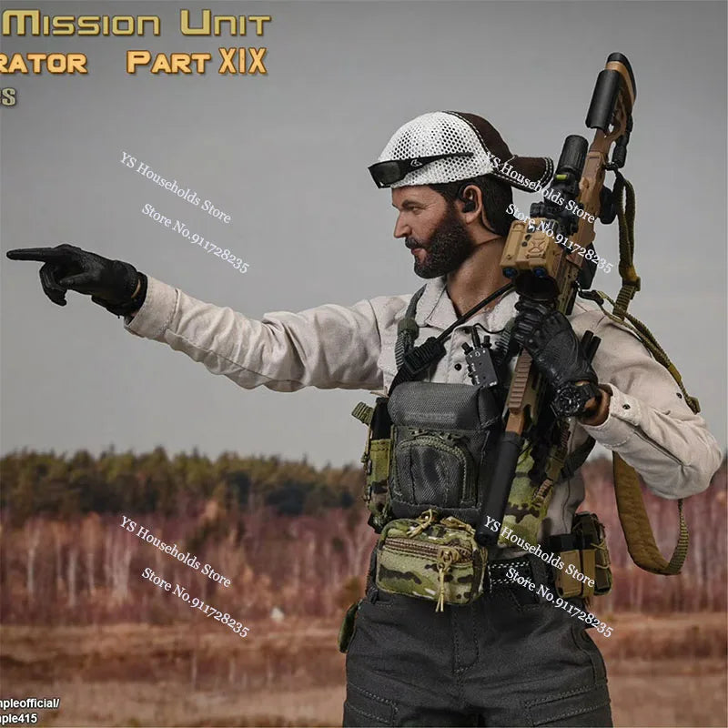 Easy&Simple ES 26065S-C-S CAG 1/6 Special Mission Unit Coalition Forces Cloth Action Figure Weapon Model Ornament 12" Soldier