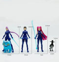 6PCS Anime Kpop Demon Hunters Figure Model Toy Cartoon Gaming Peripherals Desk Decoration Collection Kid Gift
