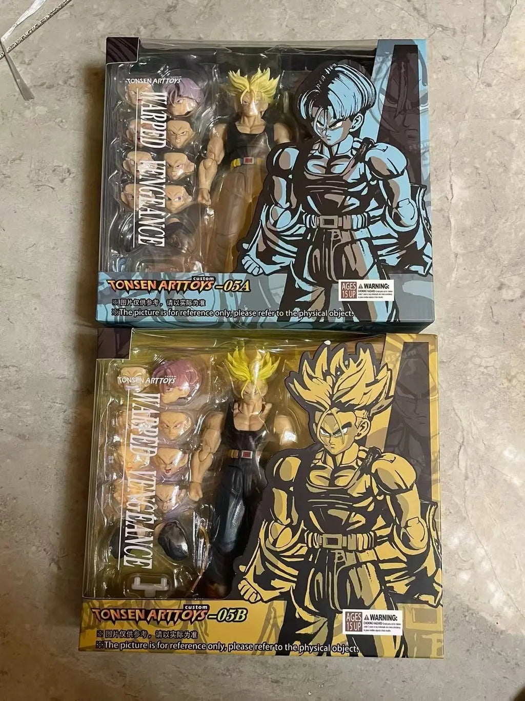 NEW Tonsen Arttoys Kamione Dragon Ball Z Trunks Anime Action Figure Super Saiyan SSJ SSJ2 Trunks Figurine Statue Model Toys Gift