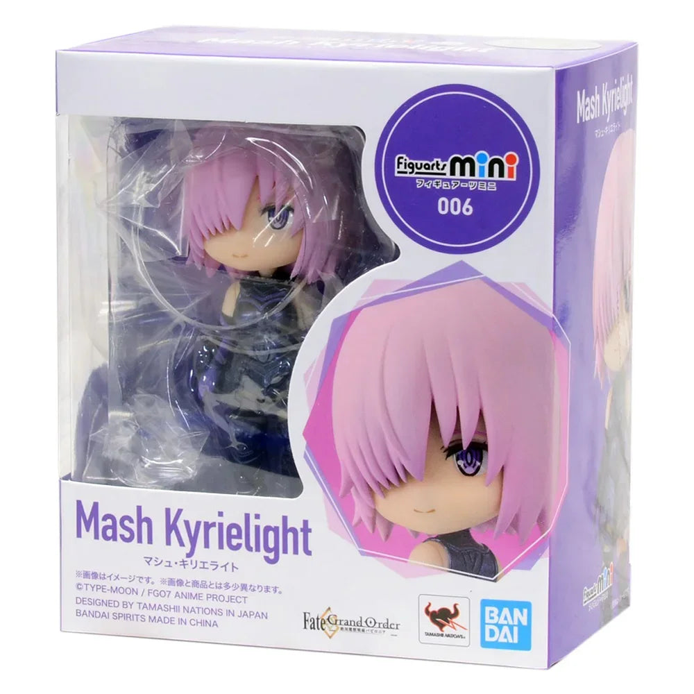 Bandai Fate FGO Action Figures Model Caster Gilgamesh Q-version Active Joint Figures Figuarts Mini Series Doll Toys Original