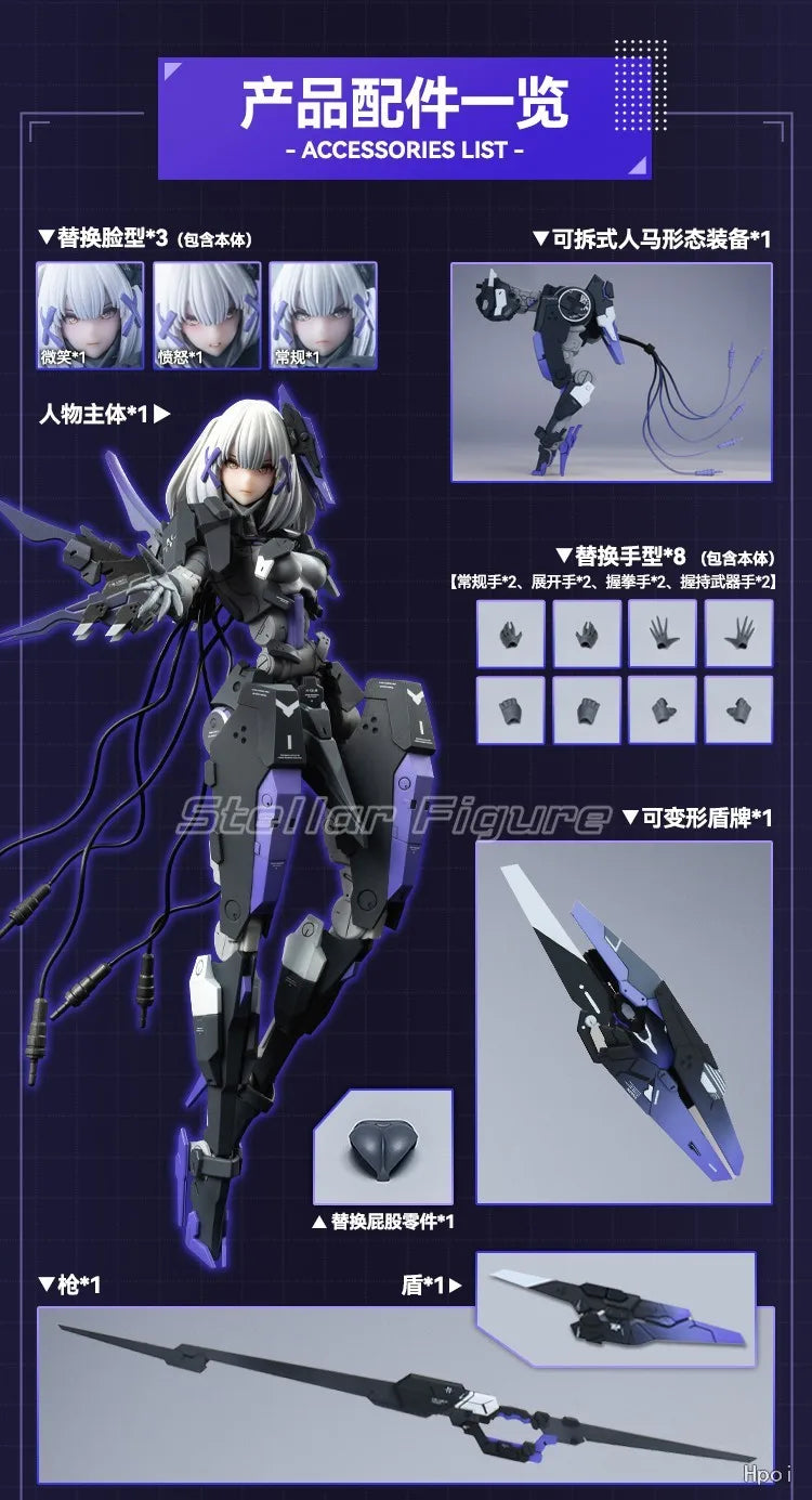 【SF】In Stock SnailShell Battle Double: Pamish Rosetta Lin Lie 1/12 Scale Figure Anime Model Collection