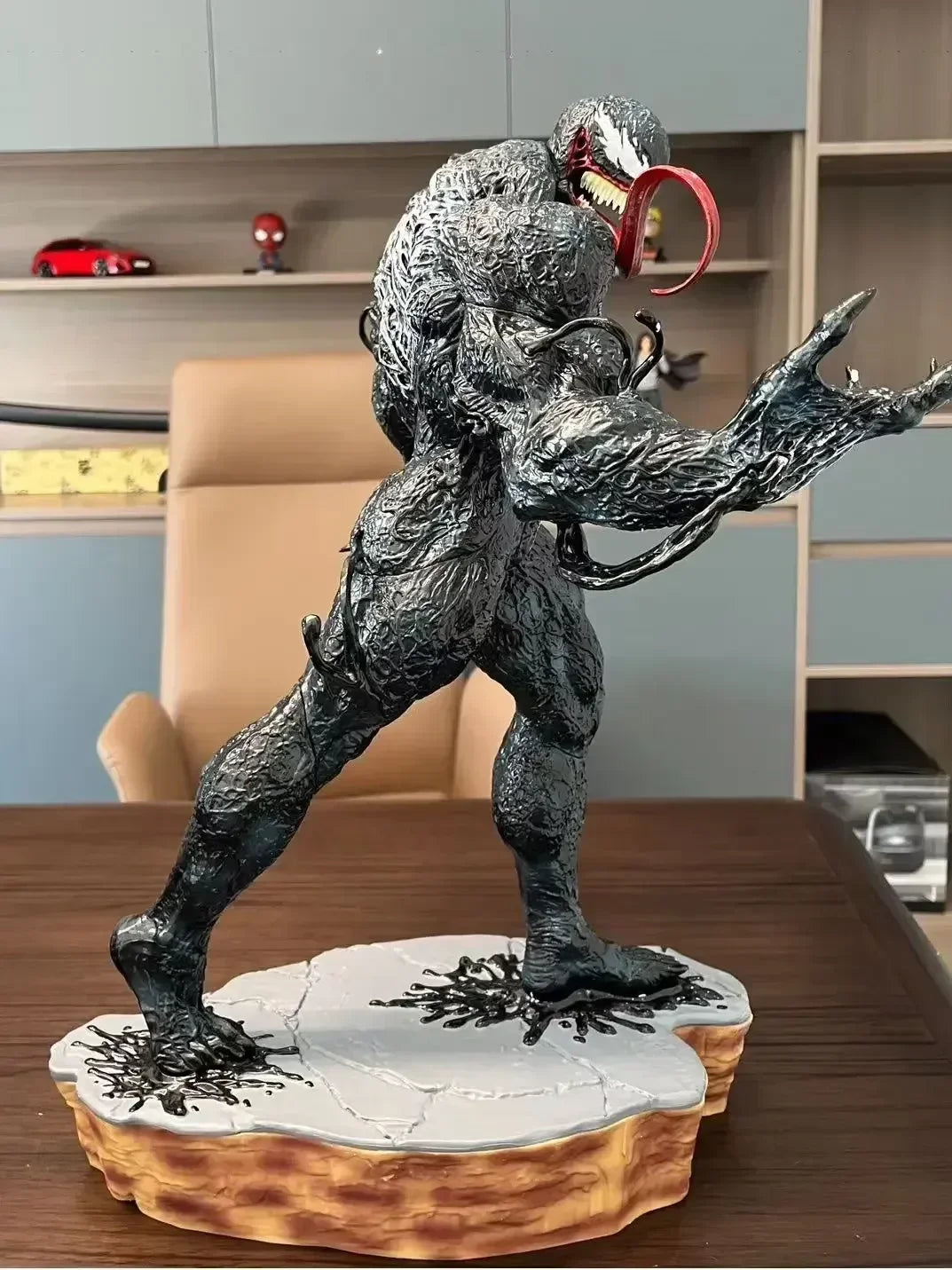 50cm Venom Figures Legends Series Action Figures Oversize Anime Spiderman Pvc Model Figurine Collection Statue Toy Birthday Gift