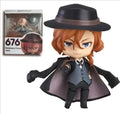 10CM Bungo Stray 1191 Ryunosuke Akutagawa 676 Nakahara Chuya 657 Dazai Osamu PVC Action Figure Toy Anime Q Figurine Model Doll
