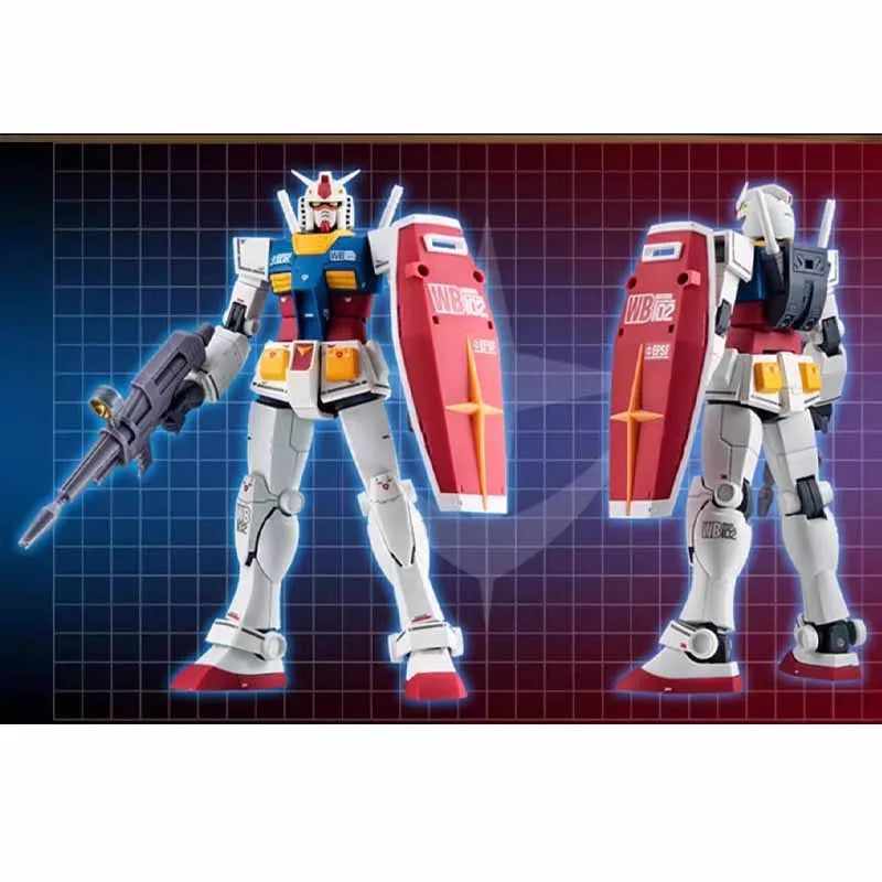 Bandai Original MODEL KIT ROBOT SPIRITS WHITE BASETEAM MS SET Action Figure Model Toy Gifts For boy Collectible Foam box sends