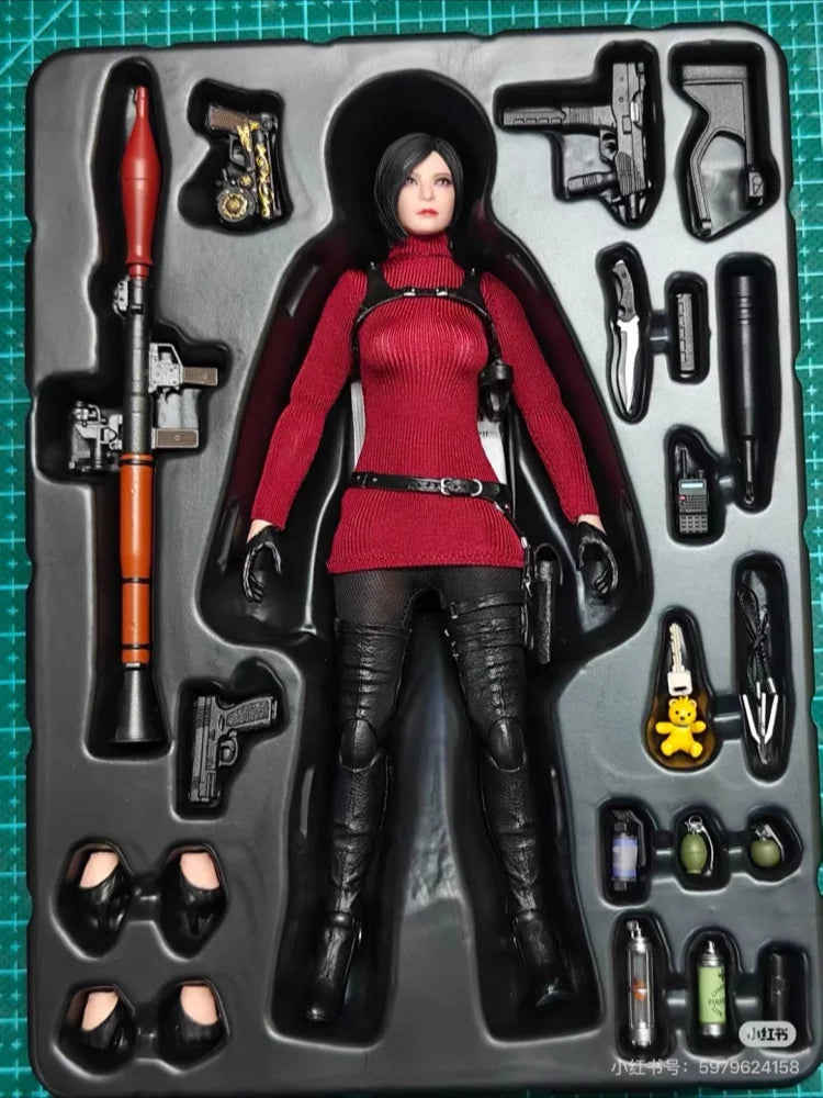 Original auf Lager Brotoys weibliche Spionin Ada Wang Lr011 Augenbewegliches Stoffkleid 1/12 Puppe Actionfigur Sammlerstück Geburtstagsgeschenk Spielzeug