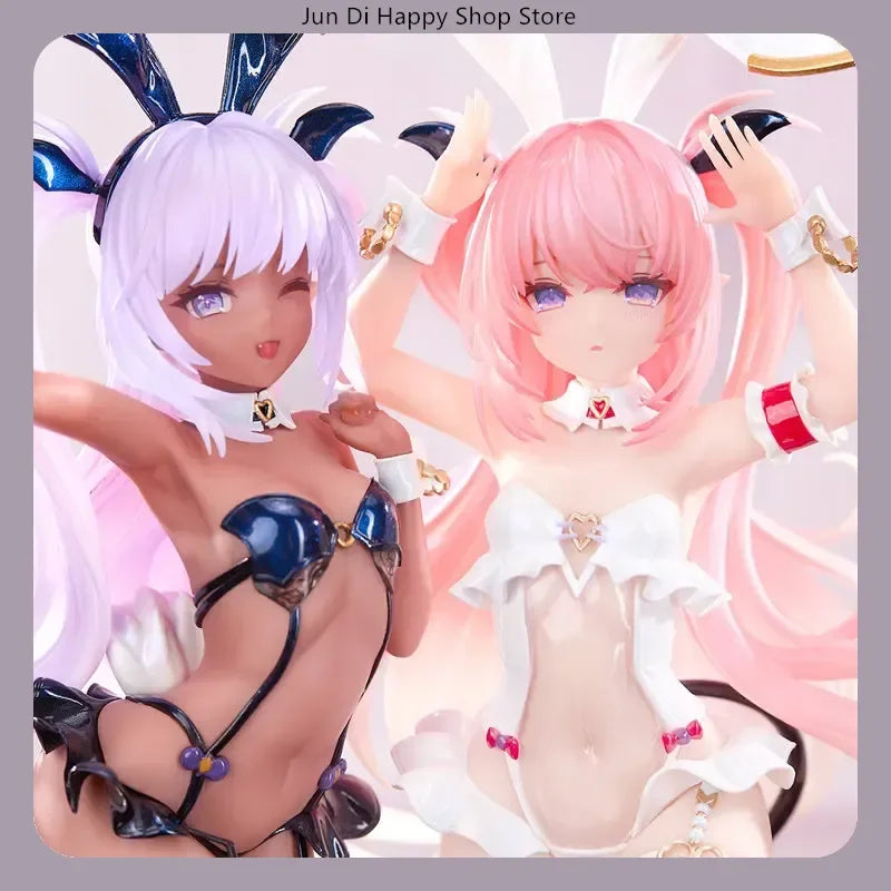 Bear Panda 1/6 Scale Lulum & Kuromu Bunny Girl Double Set - Mao Yu Milk Anime Actionfigur, Sammelmodell