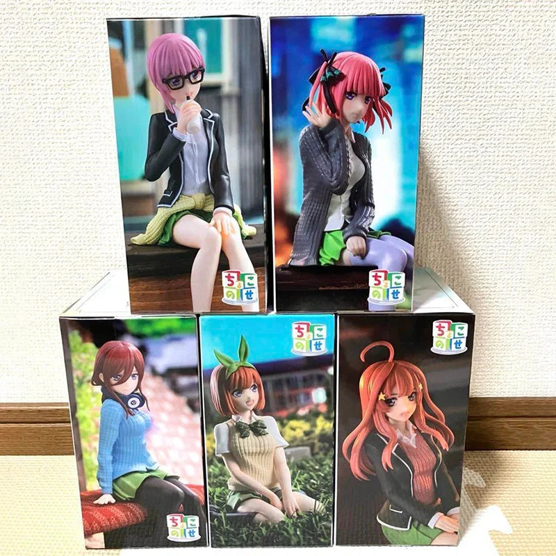 In Stock Original SEGA PM The Quintessential Quintuplets Nakano Ichika Nino Miku Yotsuba Itsuki PVC Anime Action Figures Toy