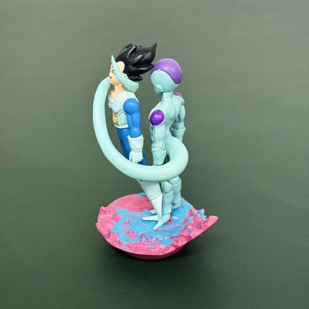 9.5cm/3.74in Anime Dragon Ball Figure Frieza and Vegeta Action Figures Pvc Collection Model Toys for Childre Gifts