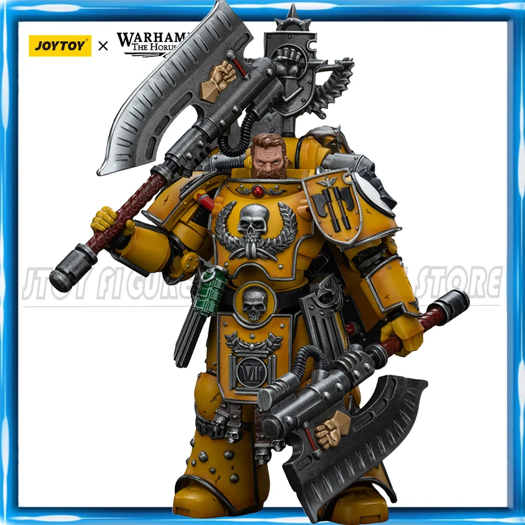 JOYTOY Warhammer 40K 1/18 Action Figure Imperial Fists Fafnir Rann Anime figures Toys Collection Model