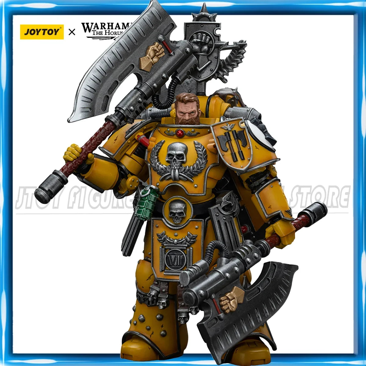 JOYTOY Warhammer 40K 1/18 Action Figure Imperial Fists Fafnir Rann Anime figures Toys Collection Model