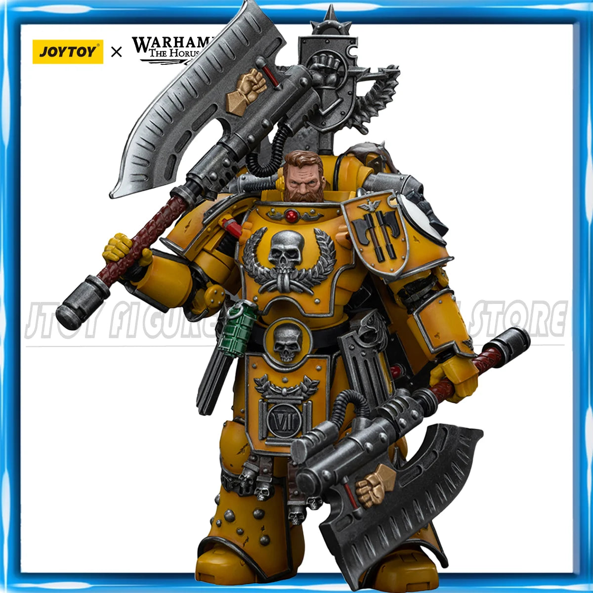 JOYTOY Warhammer 40K 1/18 Action Figure Imperial Fists Fafnir Rann Anime figures Toys Collection Model