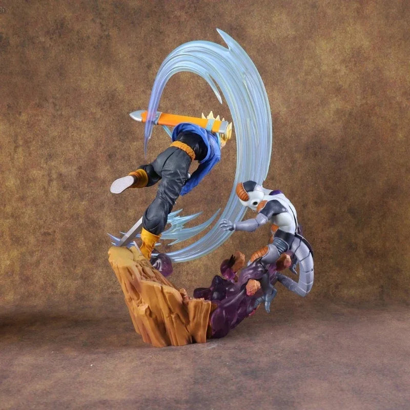 Bandai Figuarts ZERO FZ Super Fierce Battle Super Saiyan Trunks Frieza Doll Figures Collection Gifts