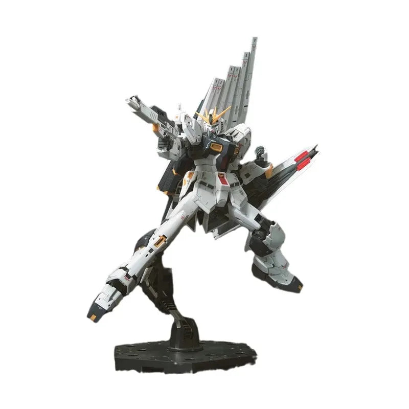 Bandai Original GUNDAM Anime Model RG 1/144 RX-93 VGUNDAM Action Figure Assembly Model Toys Collectible Ornaments for Children
