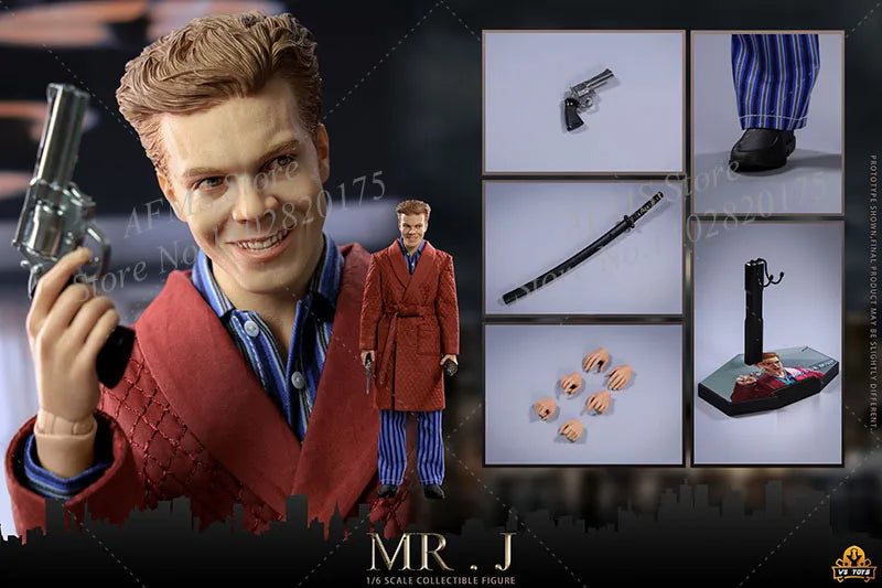 V5TOYS V001 1/6 Men Soldier Jerome Valeska Comic Gotham Cameron Monaghan Full Set 12Inch Action Figure Body Model Dolls