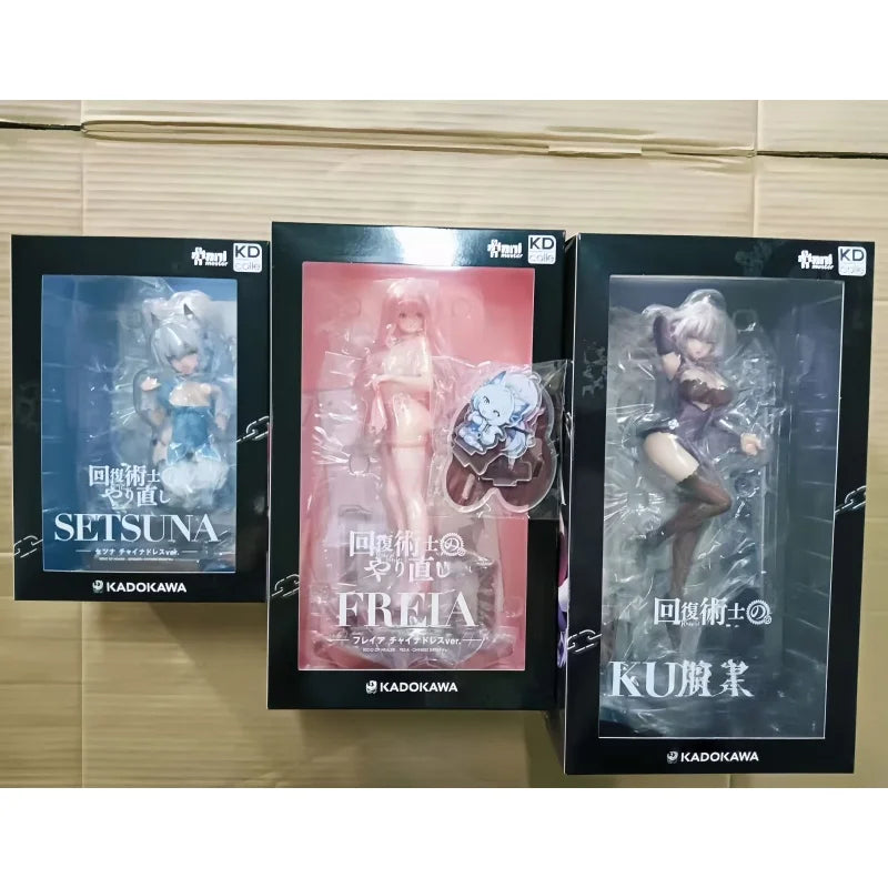 Neues Animester Original Redo Of Healer Anime Figuren Set Kureha Clyret Setsuna Freia Cheongsam Stil Sammlerstück für Anime Fans