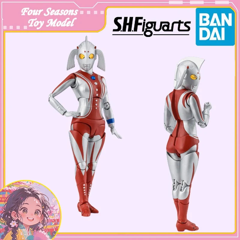 Fast Shipping Bandai Anime Ultraman SHF Mother of Ultra Original Movable Model Toys Action Figure Collectible Ornaments Children