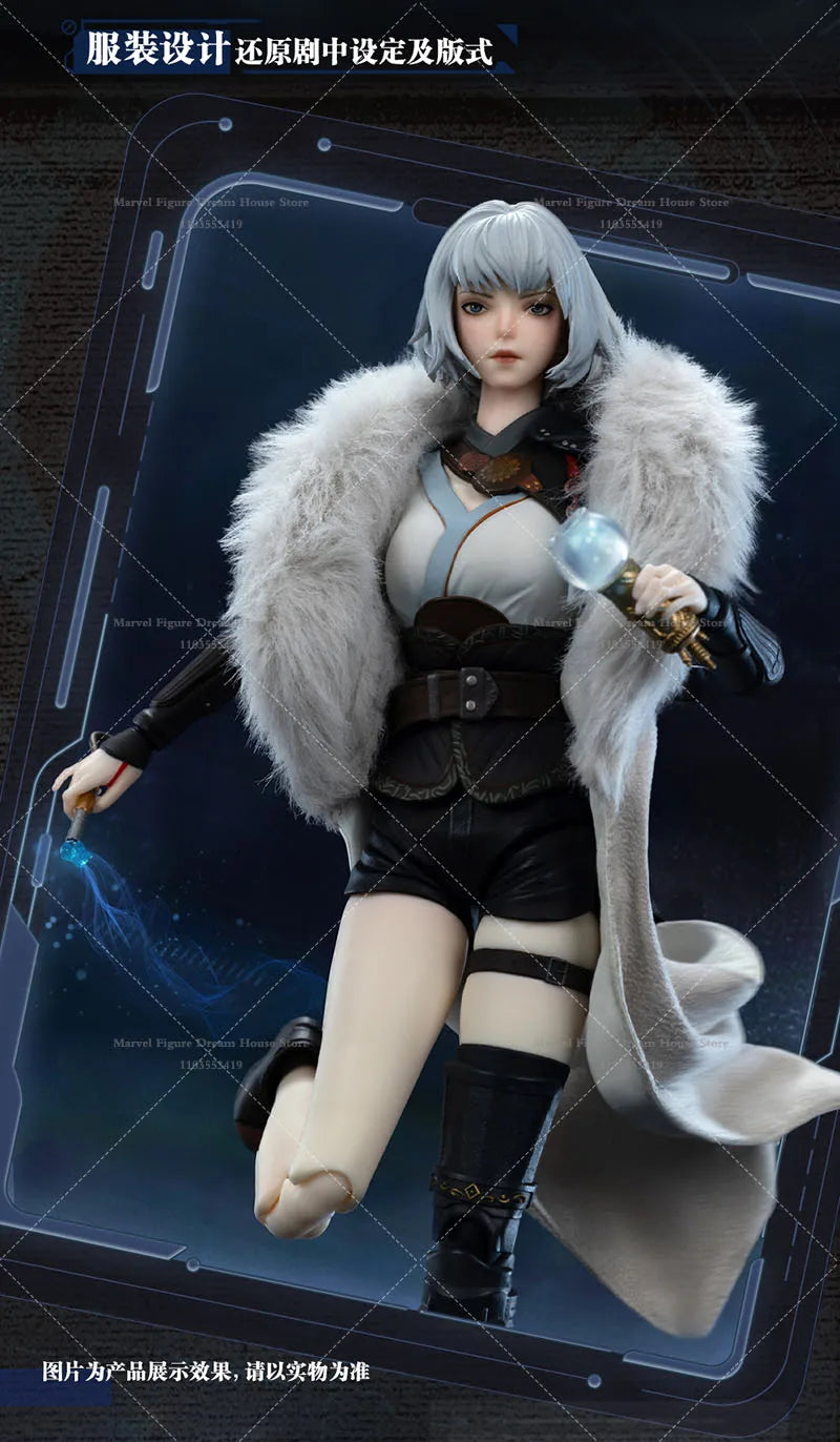 In Stock GONG 1/8 Scale Bai Yuekui Apocalypse Fantasy Theme Anime About 21.5CM Full Set Action Figure Female Soldier Toys