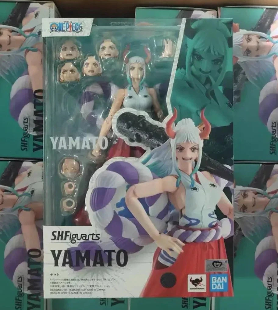 100% Original SH Figuarts Yamato SHF Kaido One Piece Ghost Island Crusade Assembly In Stock Anime Action Figures Toys PVC Figura
