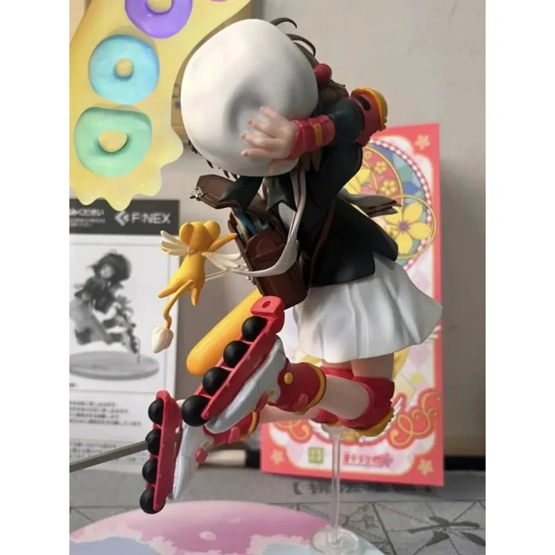 In Stock Cardcaptor Sakura Action Figure Kinomoto Sakura Statue Anime Figure Pvc Model Collectible Toys Desktop Decoration Gift