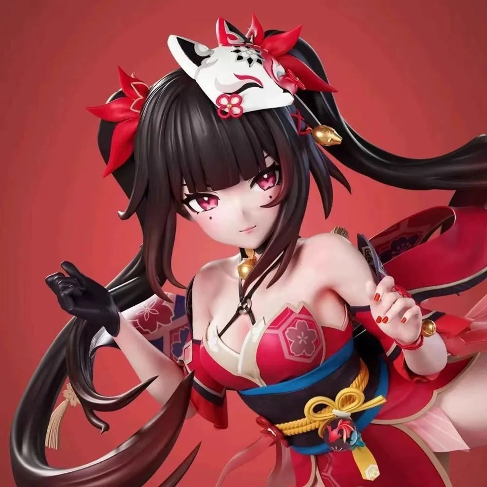 33CM Anime Honkai Star Rai Sparkle Figure Izayoiye PalaceStanding Anime Model Toy Gift Collection Decorative Ornament PVC